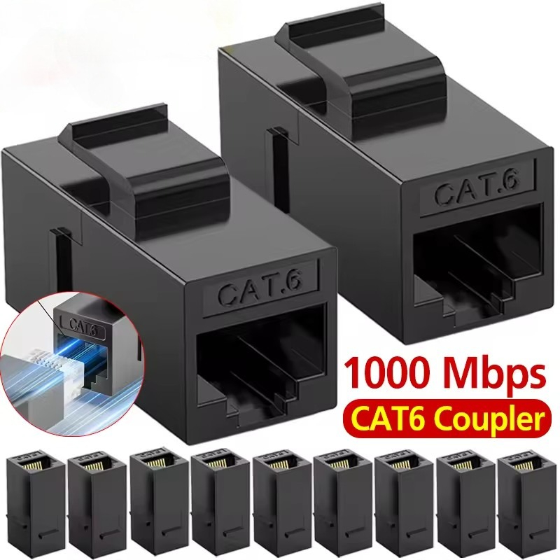 Rj45 Jack - Acoplador Keystone RJ45 Cat6, Extensor de