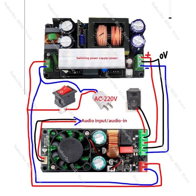 Class D Amplifier - Placa Amplificadora Mono Clase D IRS2092S