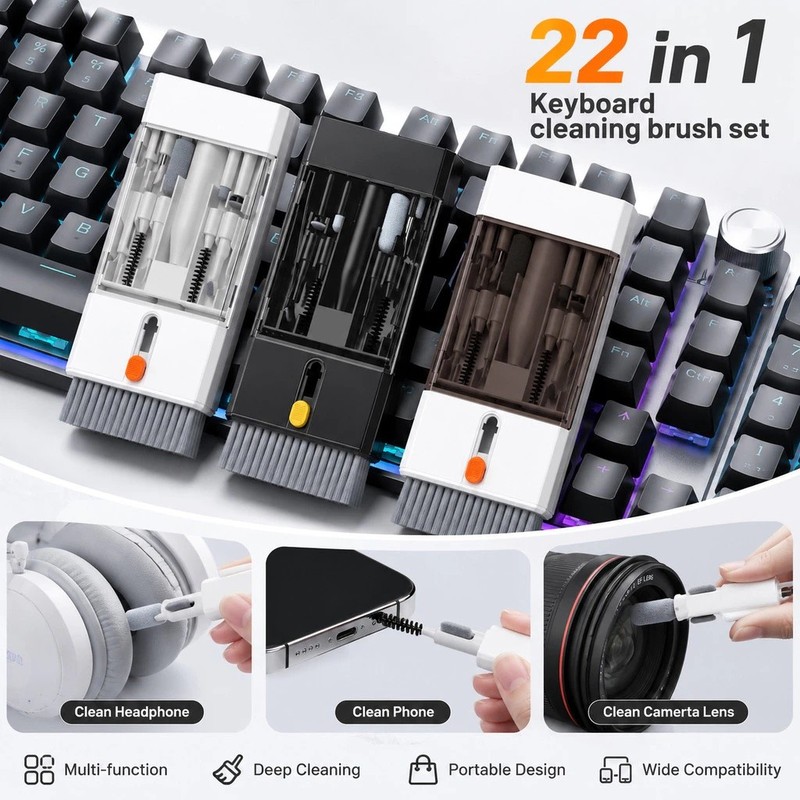 Diy Headphone - Kit de Limpieza Multifuncional 22 en