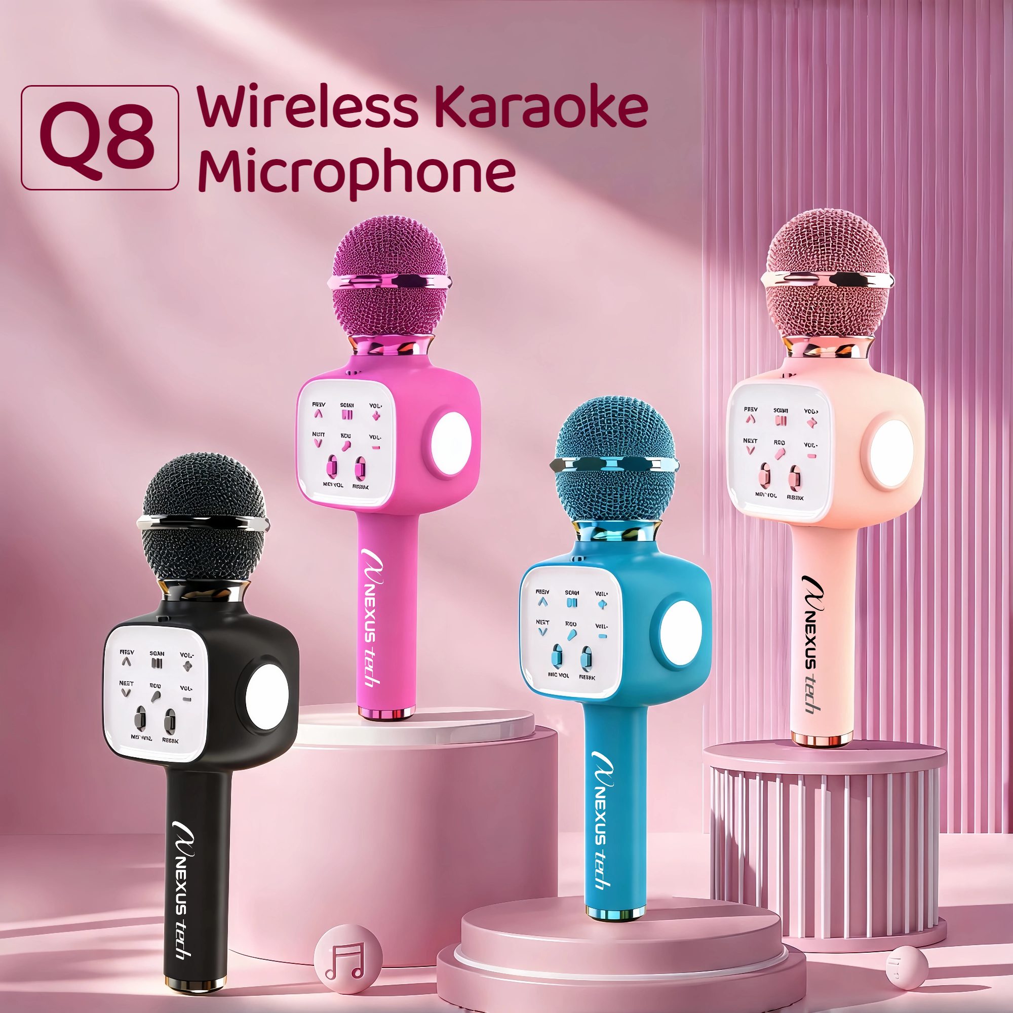 Speaker Kit - Micrófono de karaoke inalámbrico con Bluetooth