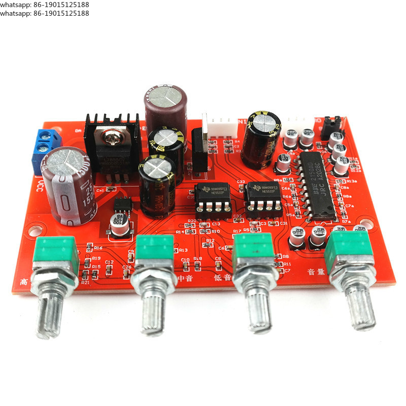 Volume Control Board - Preamplificador de tono NE5532, placa de