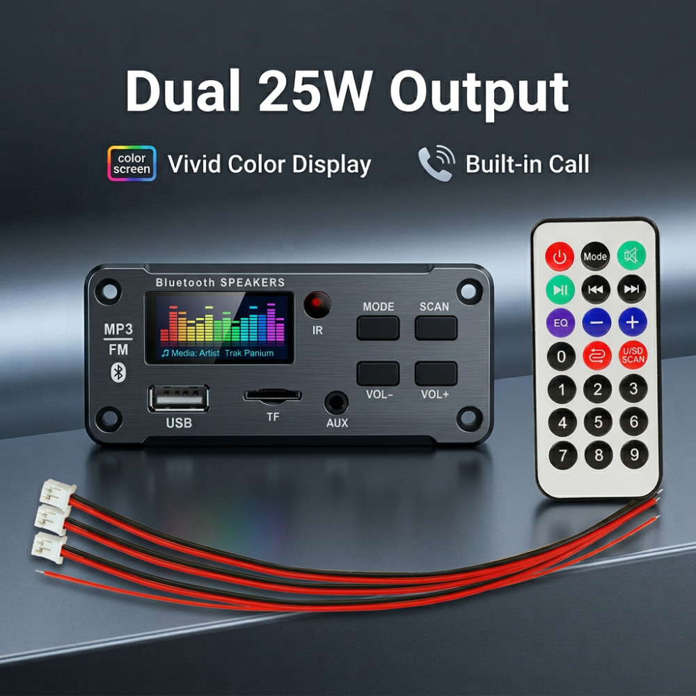 Volume Control Board - Amplificador de 50W con Bluetooth, Reproductor