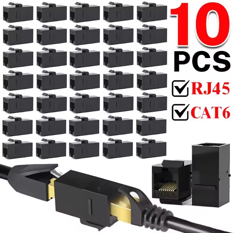 Rj45 Jack - 2-10 unidades, conector Keystone CAT6 RJ45,