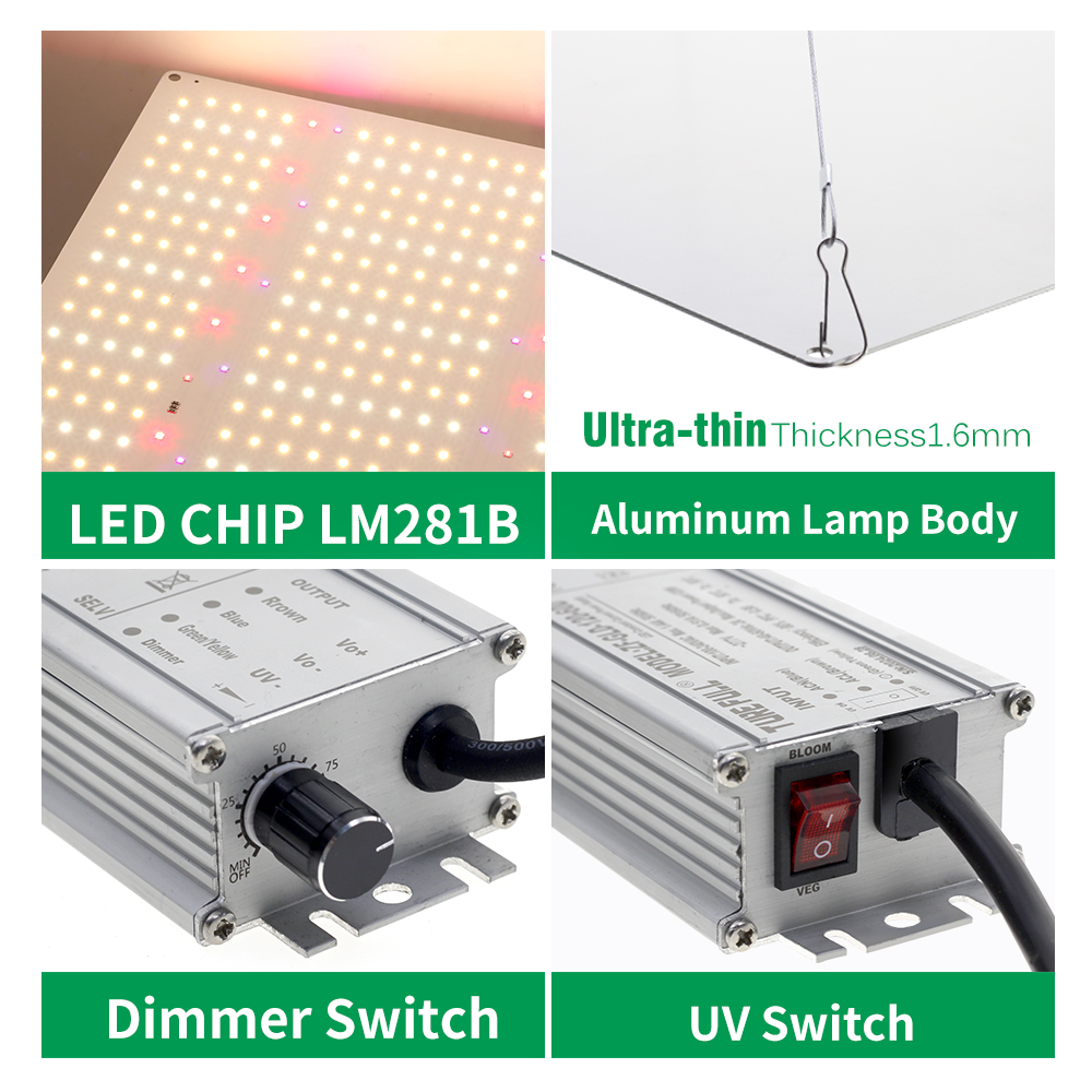 Lámpara de Cultivo Interior pa - Knob Aluminum reseña y precio