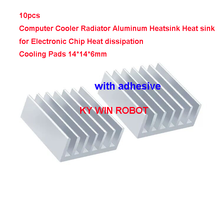 10 piezas de mini disipadores  - Heatsink Aluminum reseña y precio