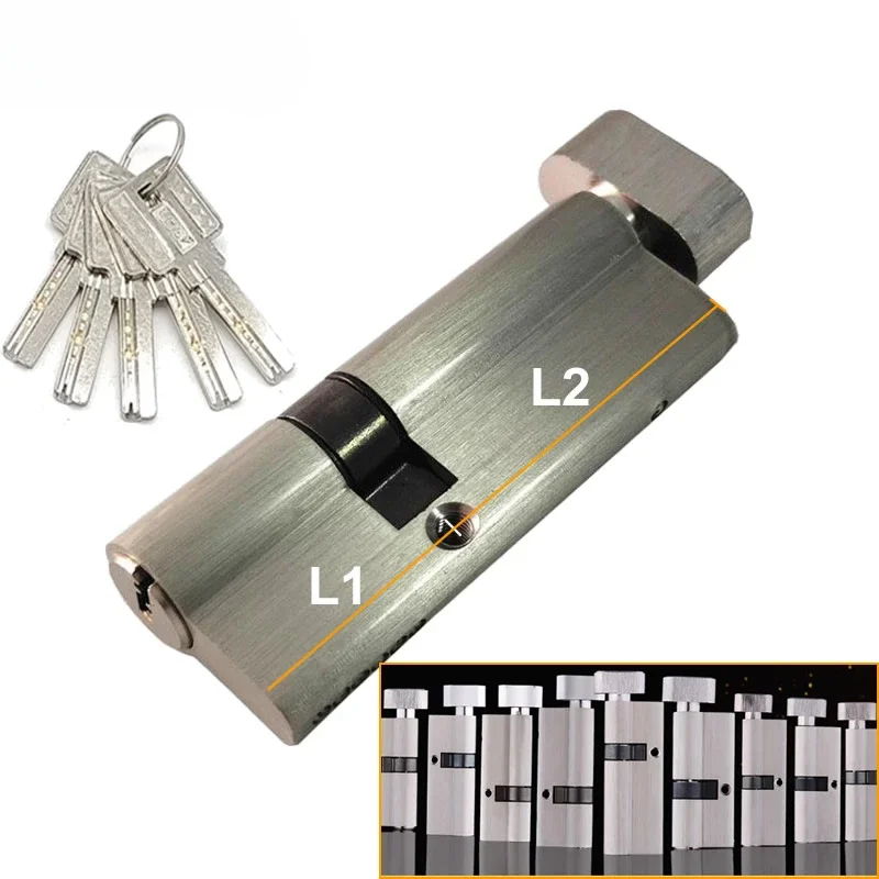 Cilindro de cerradura de latón - Knob Aluminum reseña y precio