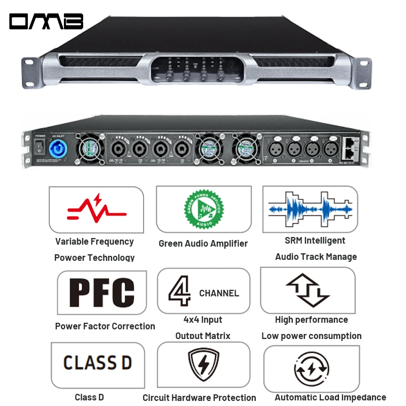 TLF PFA12KLedEquipos de audio  - Class D Amplifier reseña y precio