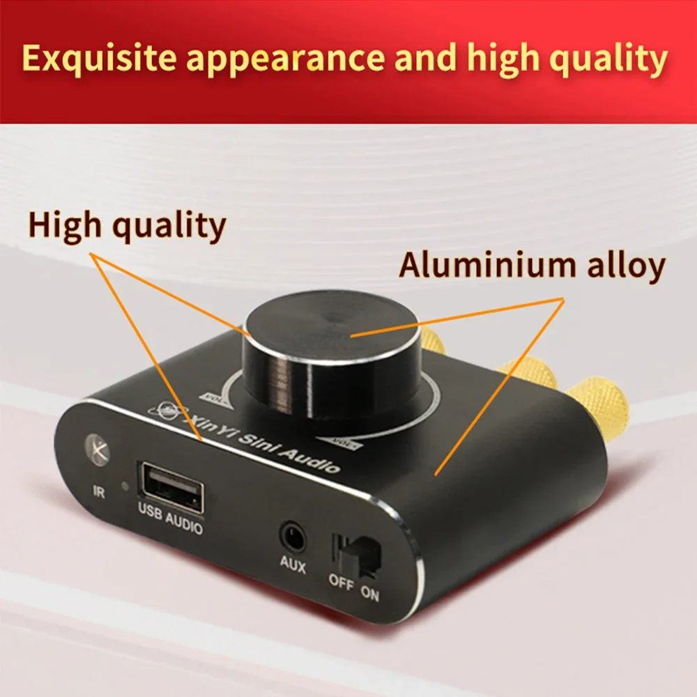 Amplificador de potencia de au - Usb Sound Card reseña y precio