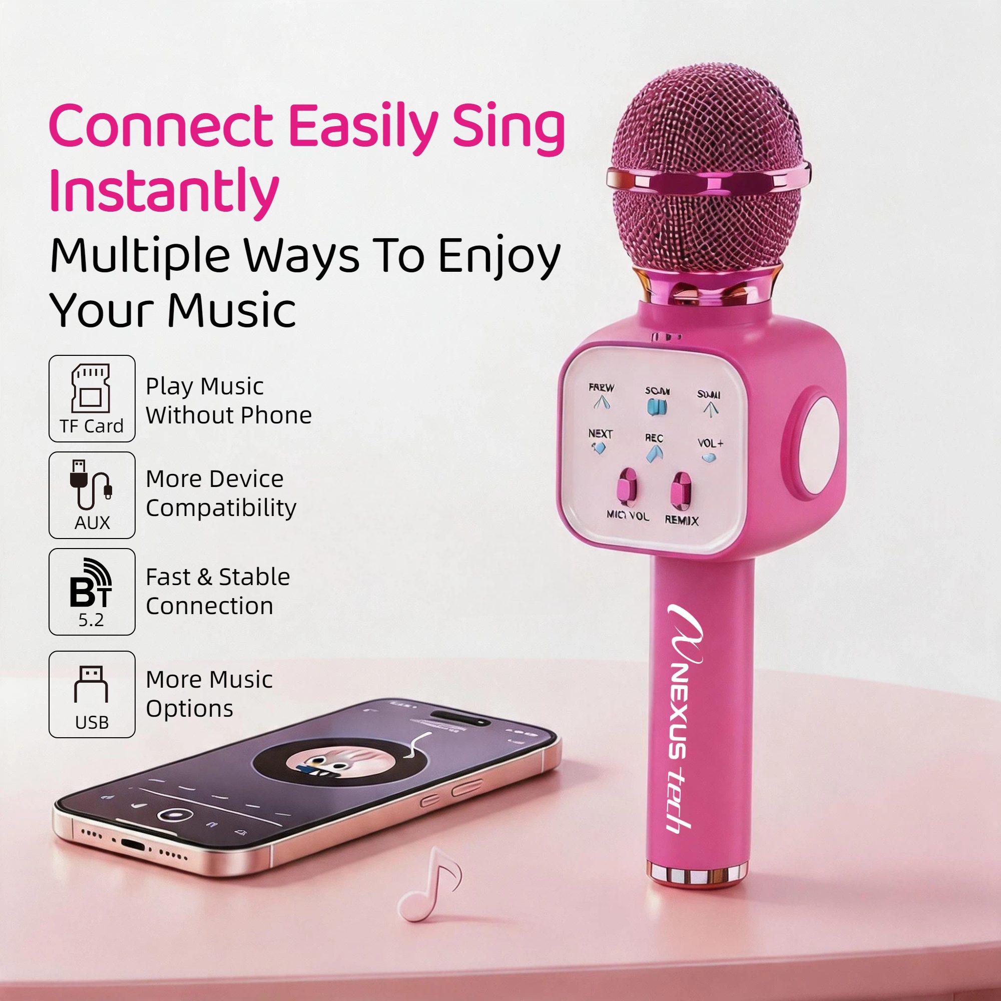 Micrófono de karaoke inalámbri - Speaker Kit reseña y precio