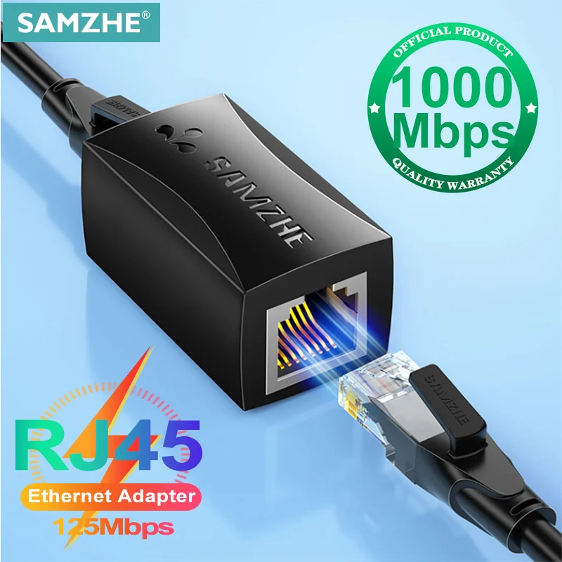 SAMZHE-adaptador Ethernet 8P8C - Rj45 Jack reseña y precio