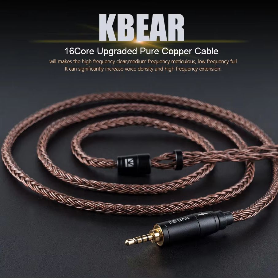 Cable de auriculares KBEAR IEM - Trs Cable reseña y precio