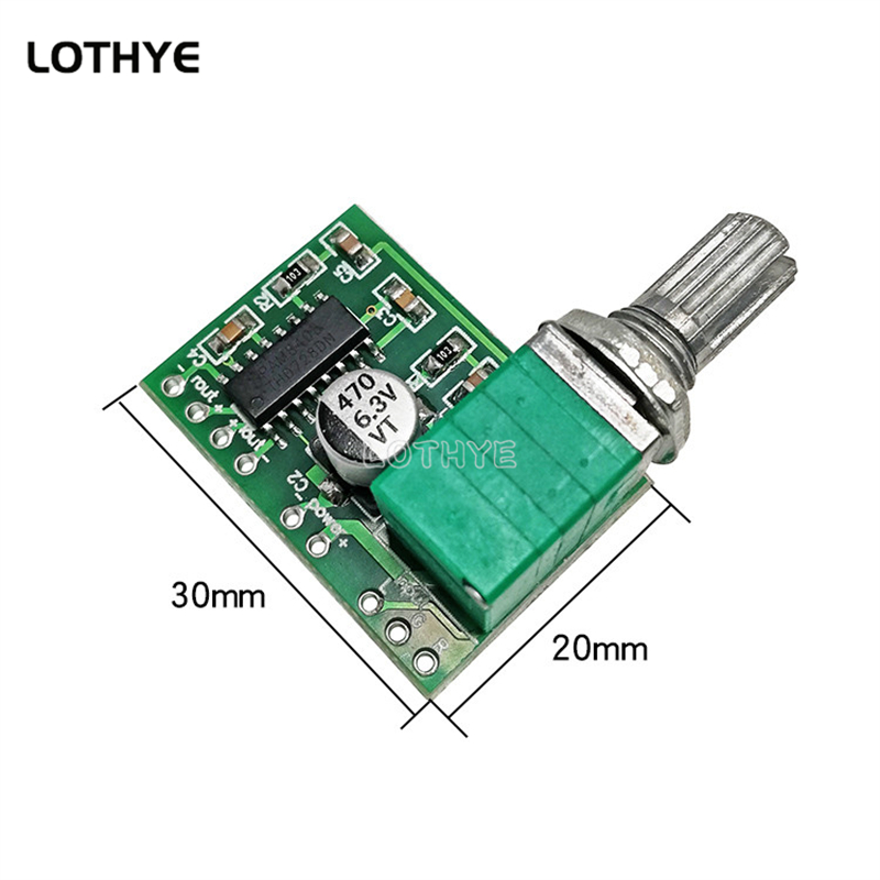PAM8403 Mini DC 5V 2 canales 2 - Volume Control Board reseña y precio