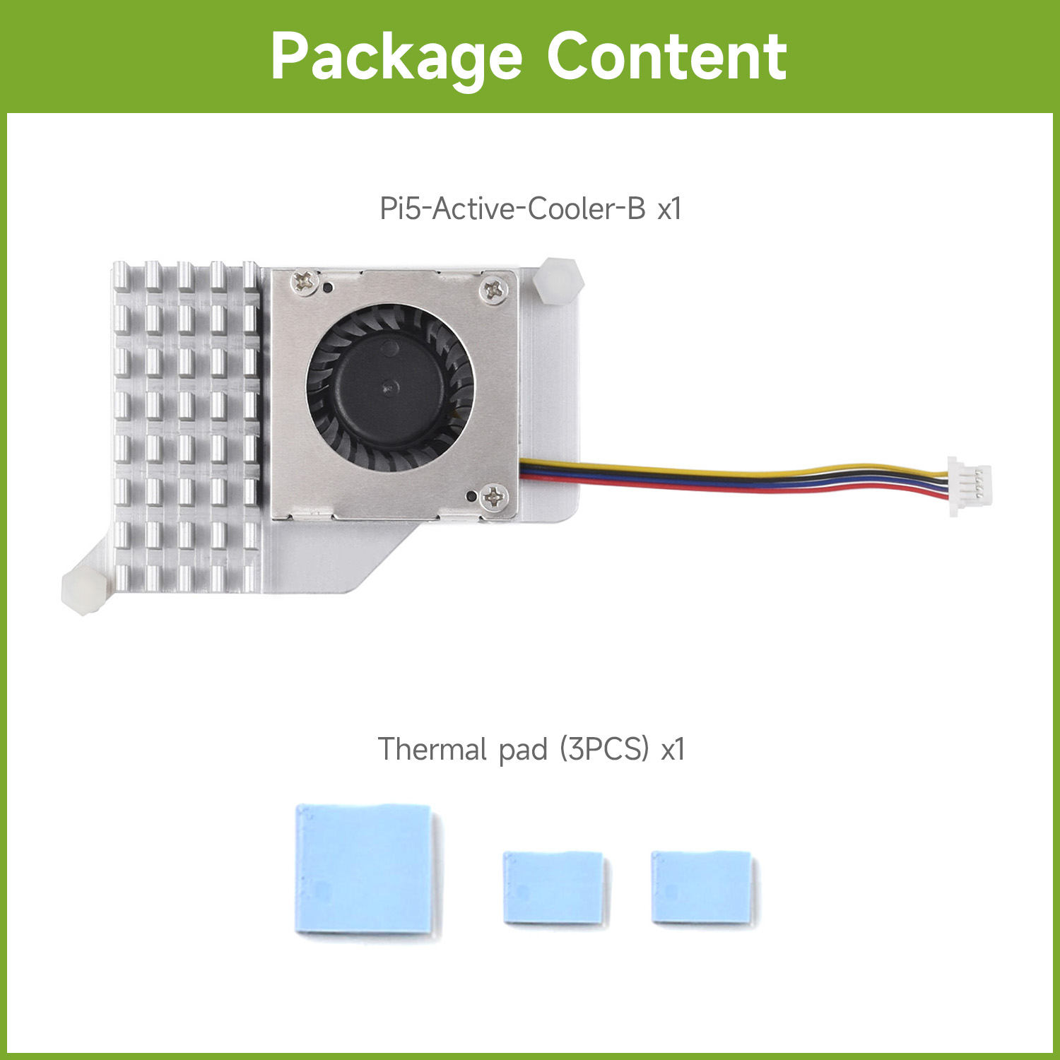 Waveshare Active Cooler (B) pa - Heatsink Aluminum reseña y precio