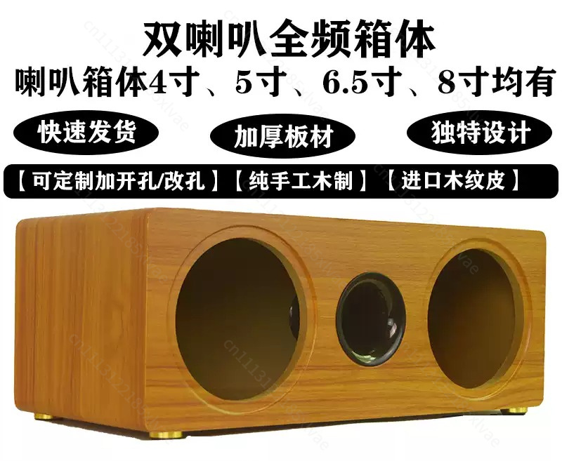 Caja de altavoz de madera vací - Diy Speaker reseña y precio